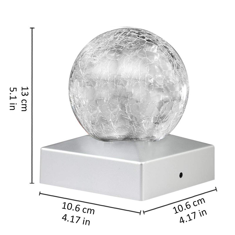 SUNNYPARK 2PK Solar Post Cap Lights -Waterproof Outdoor Cap Lights for Deck, Fence, Patio, LED Garden Decorative Lights for Wooden or Vinyl Posts - Warm White - Image 3